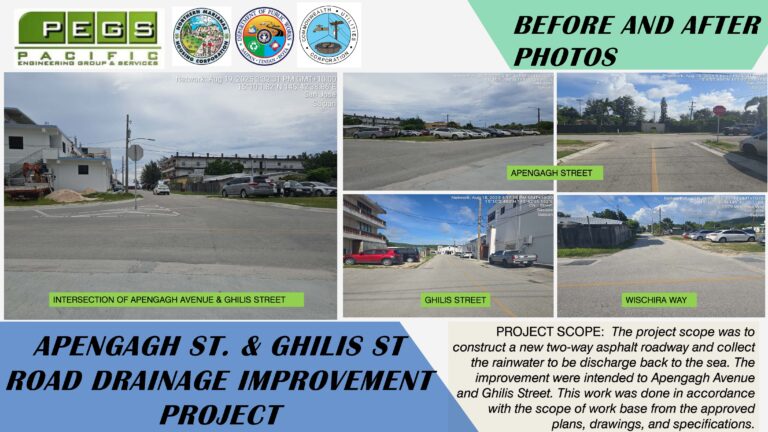 Oleai Apengagh and Ghilis St Road Drainage Improvement Project
